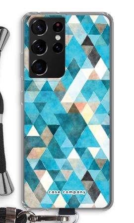 Coloured triangles blue