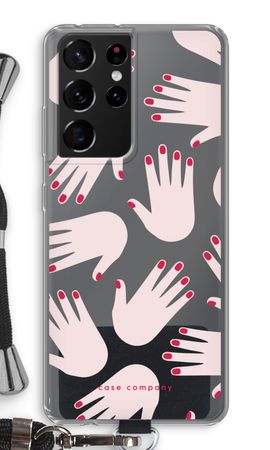 Hands pink