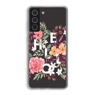 Hello in flowers