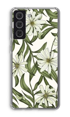White flower pattern