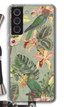 Tropical jungle parrot