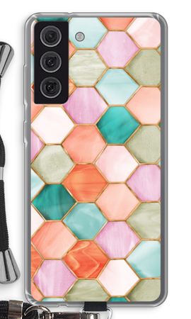 Hexagons in stained glass