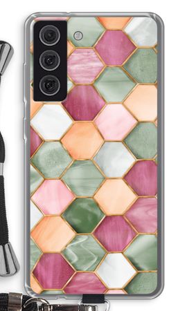 Hexagons in stained glass