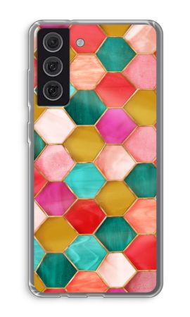 Hexagons in stained glass