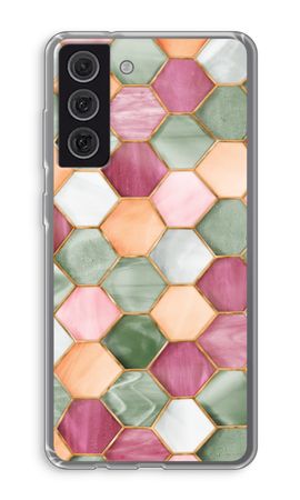 Hexagons in stained glass