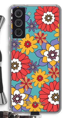 Retro Flowers - Blue