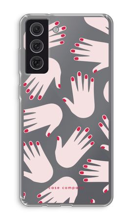 Hands pink