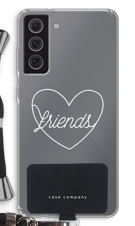 Friends heart pastel