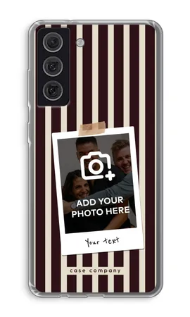 Polaroid - Retro, Samsung Galaxy S21 FE soft hoesje