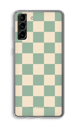Checkered Mint, Samsung Galaxy S21 Plus soft case