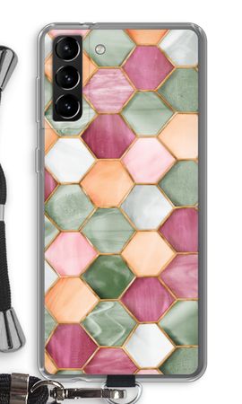 Hexagons in stained glass