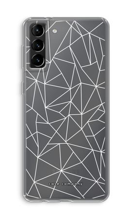 Geometric lines white