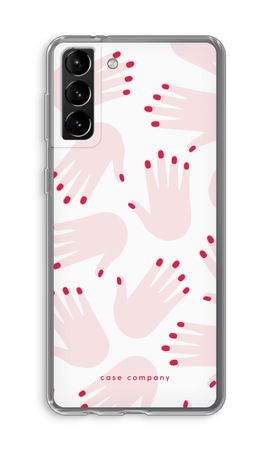 Hands pink