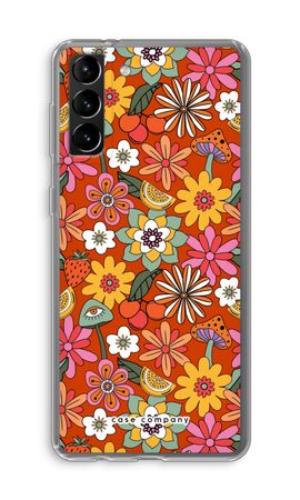 Retro Flowers - Red
