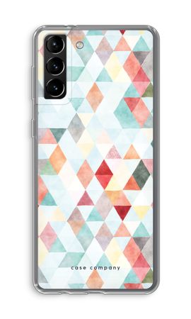 Coloured triangles pastel