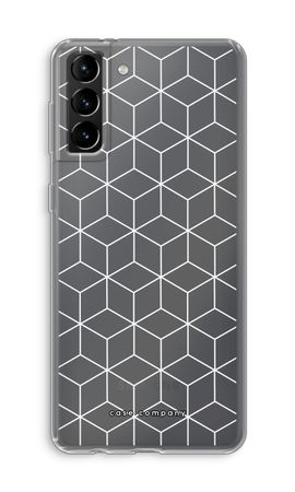 Cubes black and white