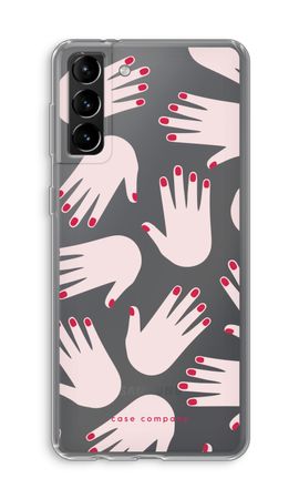Hands pink