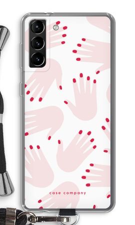 Hands pink