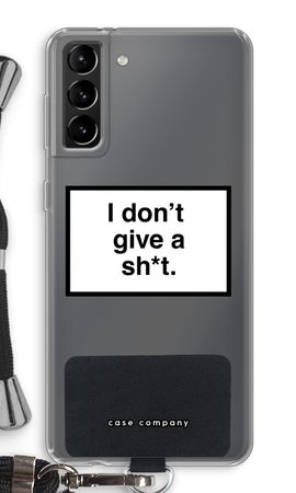 Don't give a shit