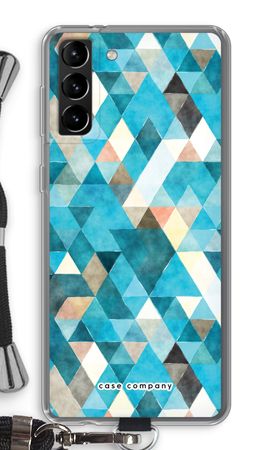 Coloured triangles blue