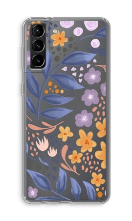 Flowers with blue leaves