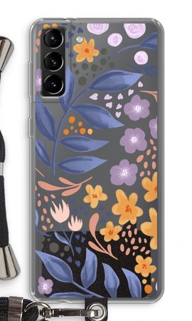 Flowers with blue leaves