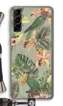 Tropical jungle parrot