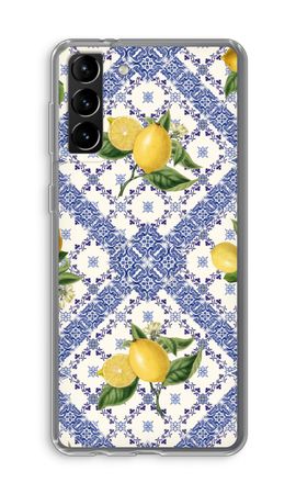 Blauwe tegels en citroenen
