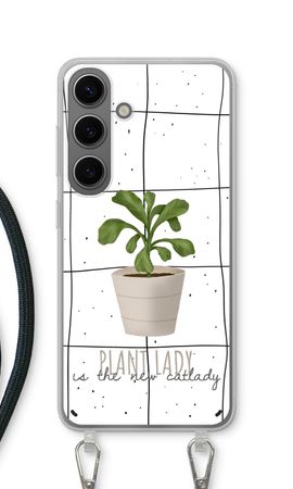 Houseplant on windowpane