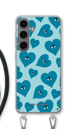 Blue heart eyes