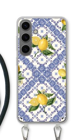 Blue tiles and lemons