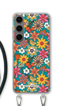 Retro Bloemen N°2 - Blauw