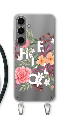Hello in flowers