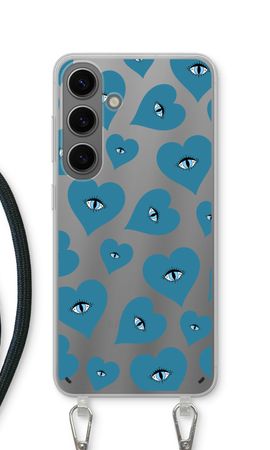 Blue heart eyes