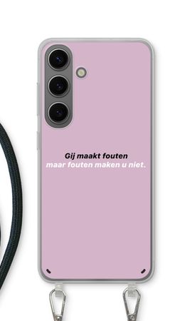 Fouten maken u niet