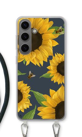 Sunflower and bees