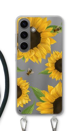 Sunflower and bees
