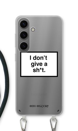 Don't give a shit