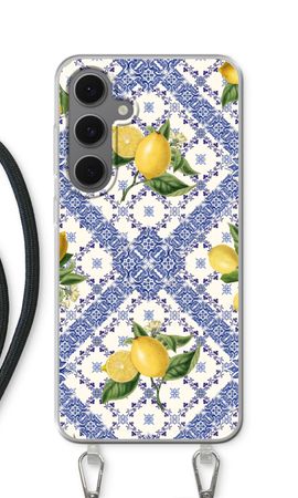 Blue tiles and lemons