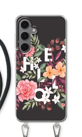Hello in flowers
