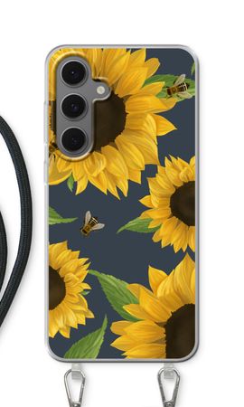 Sunflower and bees
