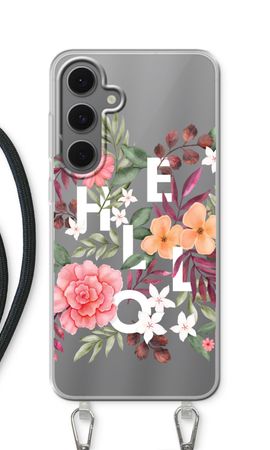 Hello in flowers