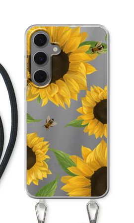 Sunflower and bees