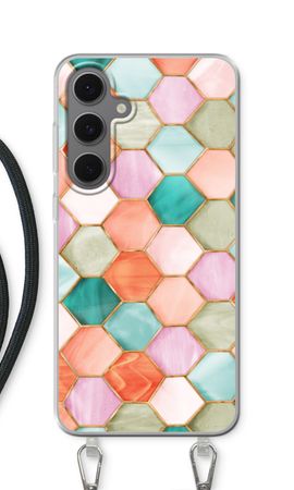 Hexagons in stained glass