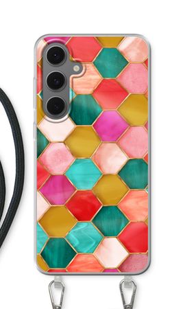 Hexagons in stained glass