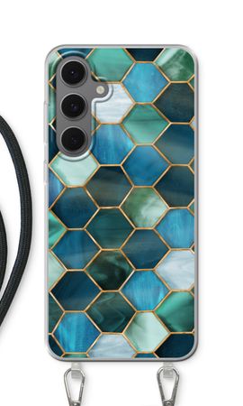 Hexagons in stained glass