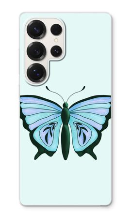 Blauer Schmetterling