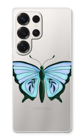 Blauer Schmetterling