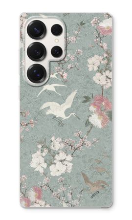 Blüte der japanischen Kranichvögel