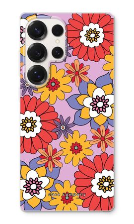 Retro Flowers - Purple